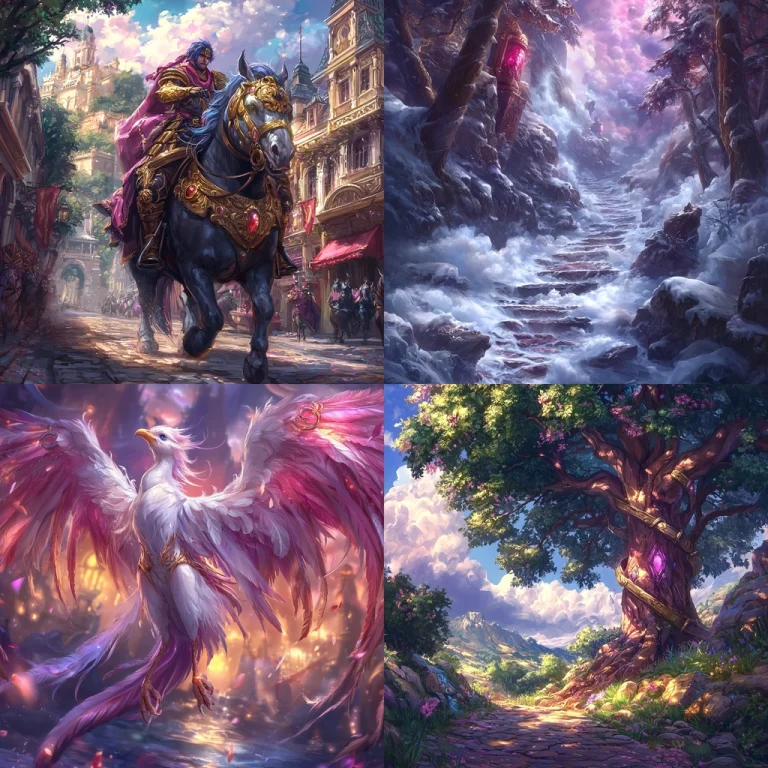Vibrant Fantasy Realism - Midjourney style sref code