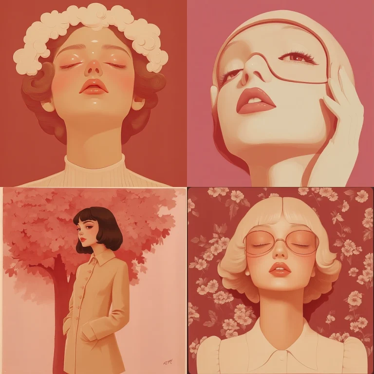 Monochrome Vintage Warm Texture - Midjourney style sref code