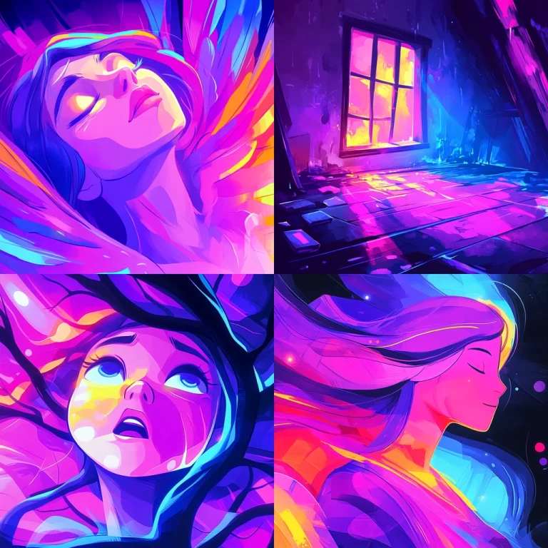 Vivid Neon Harmony - Midjourney style sref code