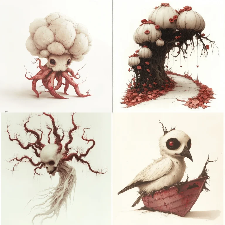 Rustic Sepia with Bold Red Contrasts - Midjourney style sref code