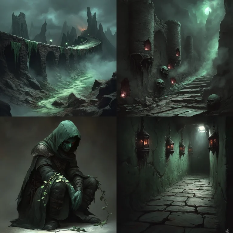 Dark Mysterious Landscape - Midjourney style sref code