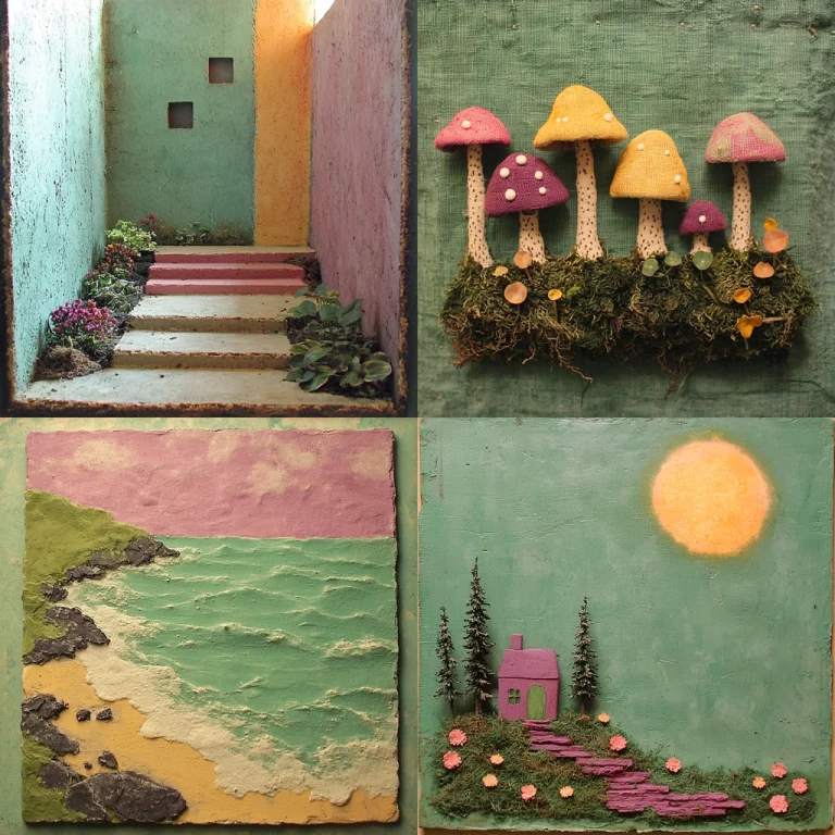 Textured Pastel Surfaces - Midjourney style sref code