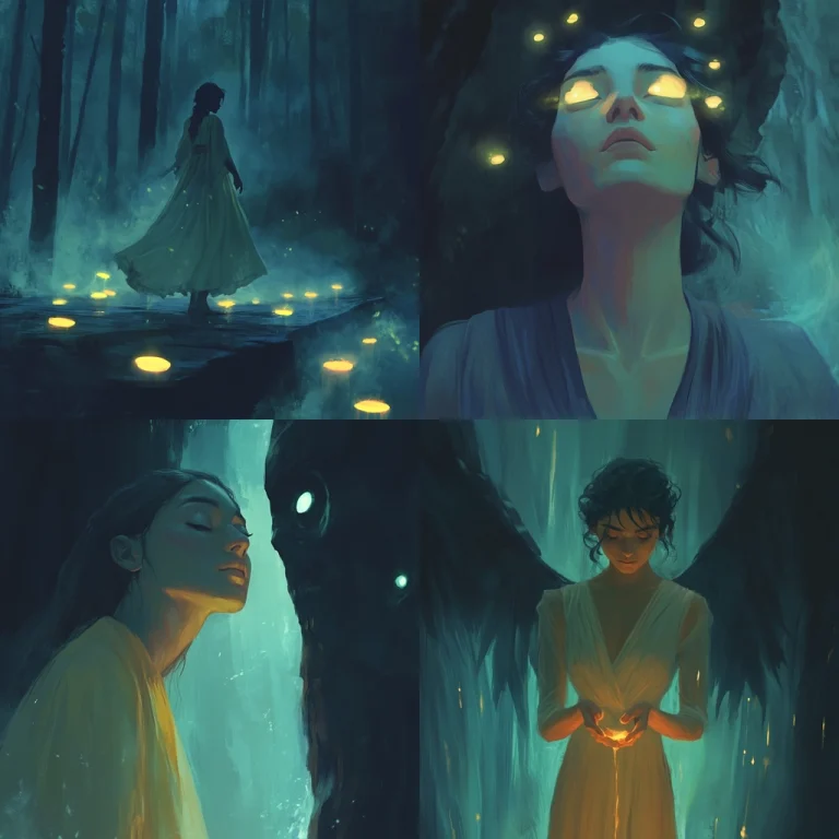 Dimly Lit Coalescent Glow - Midjourney style sref code