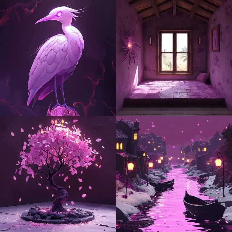 Luminescent Violet Fantasy - Midjourney style sref code