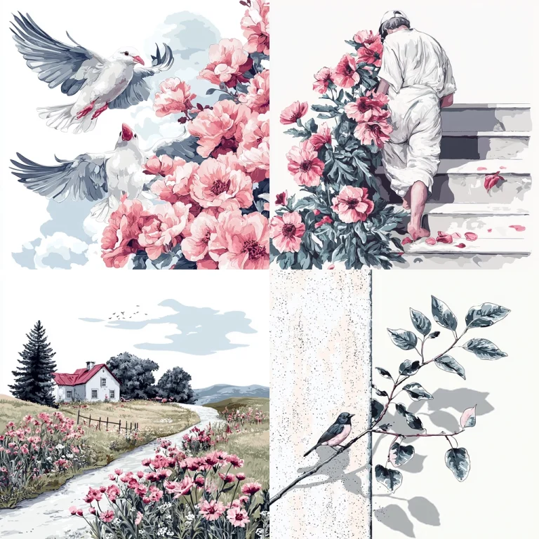 Pastel Floral Harmony - Midjourney style sref code