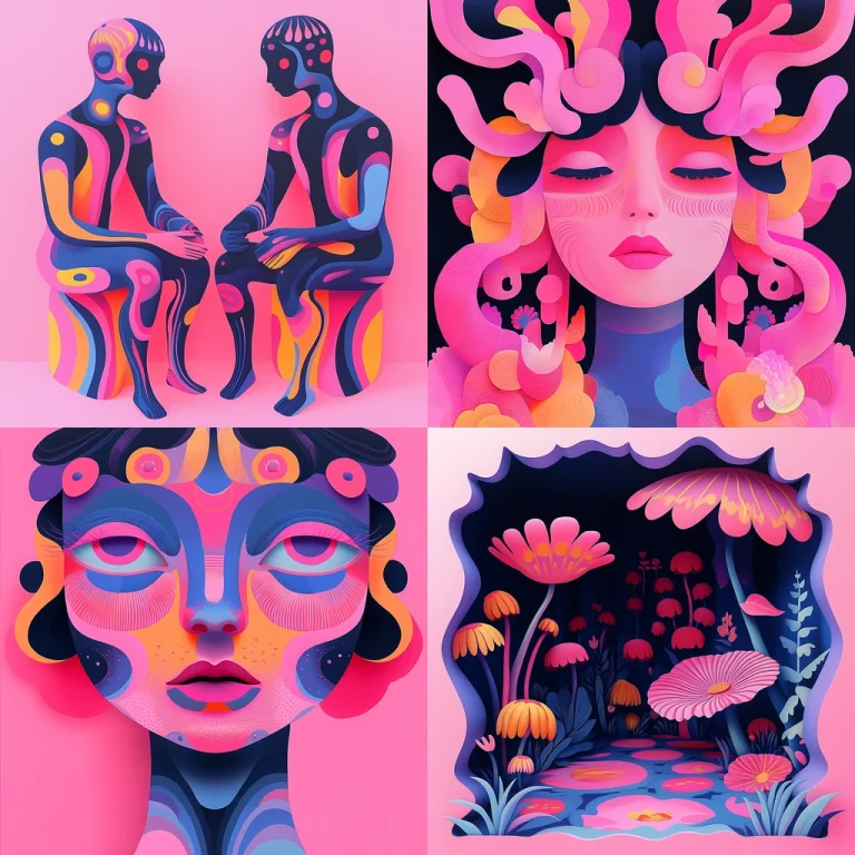 Vivid Pop Gradients - Midjourney style sref code