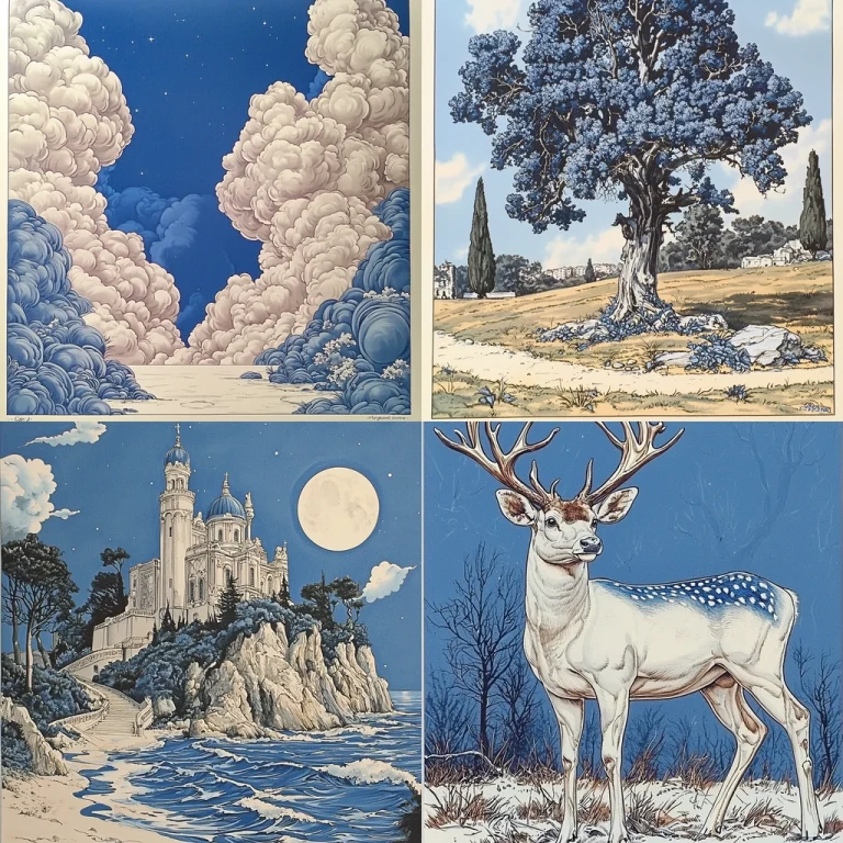 Blue Tinted Realism - Midjourney style sref code