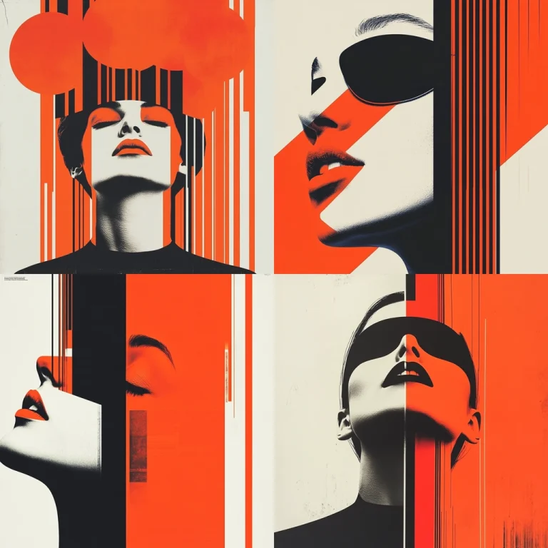 Bold Red Neoplasticism - Midjourney style sref code