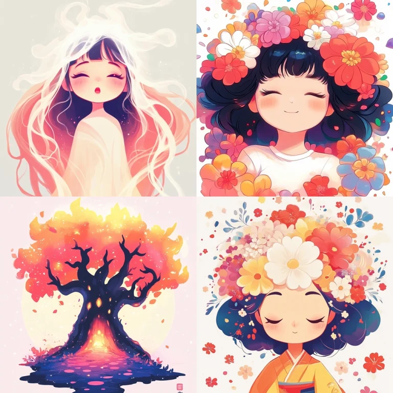 Pastel Blossom Glow - Midjourney style sref code