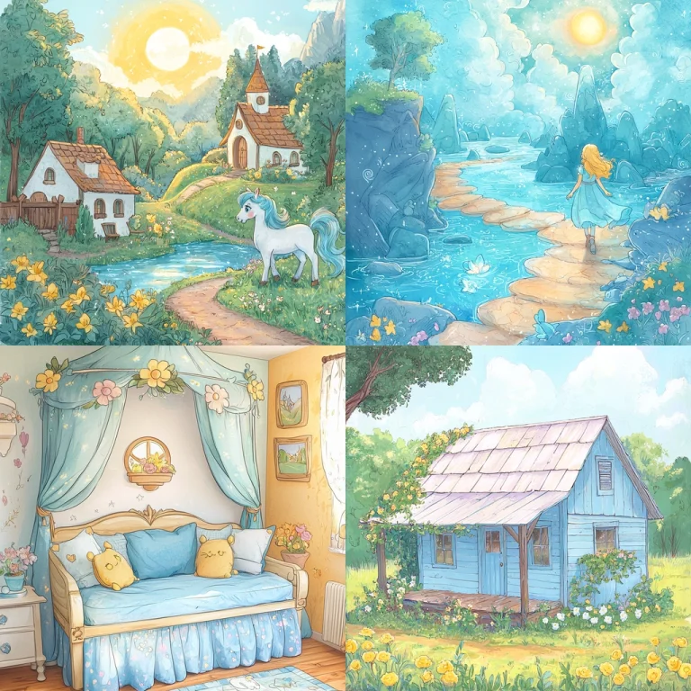 Pastel Serenity with Majestic Light - Midjourney style sref code