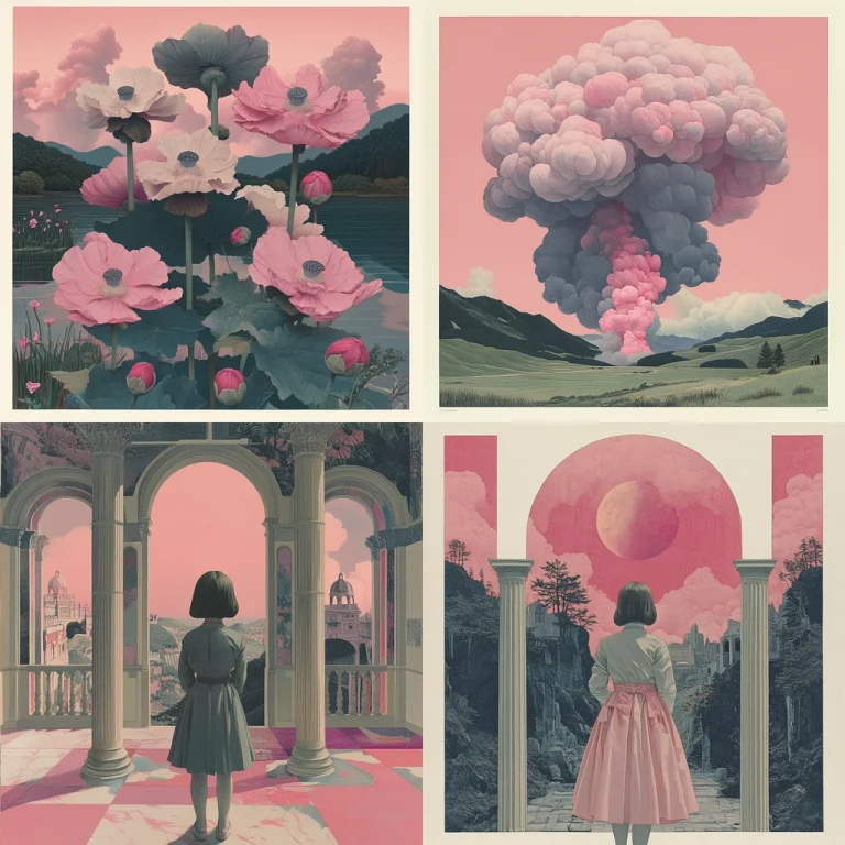 Pink Hues and Soft Contrasts - Midjourney style sref code