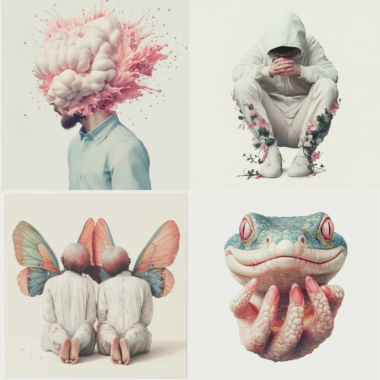 Soft Pastel Surrealist Contrast - Midjourney style sref code