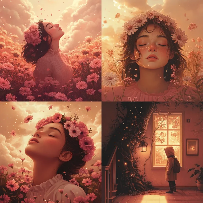 Warm Lighting with Soft Pink Tones - Midjourney style sref code