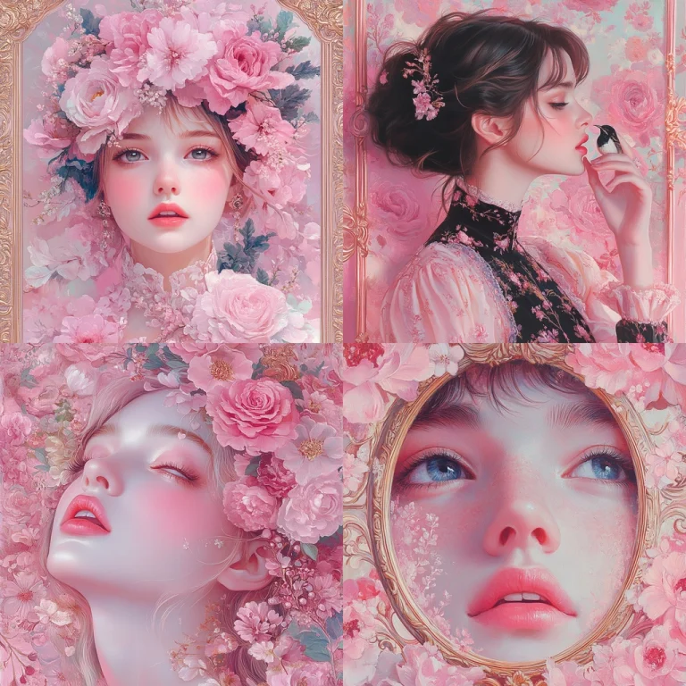 Soft Floral Elegance - Midjourney style sref code