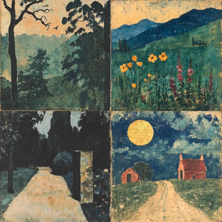 Rustic Scenic Compositions - Midjourney style sref code