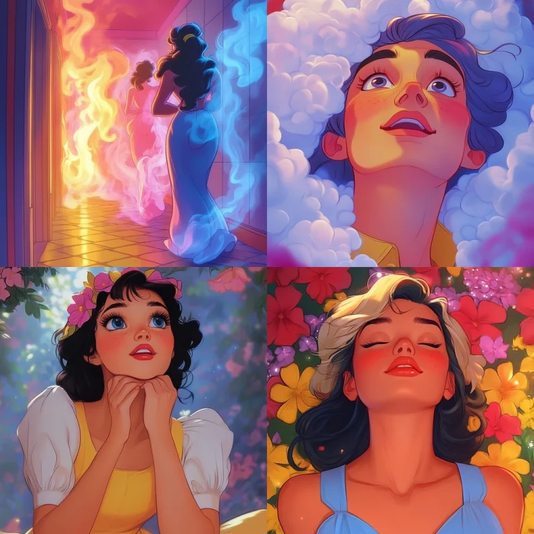 Vibrant Texture with Fluid Lighting - Midjourney style sref code