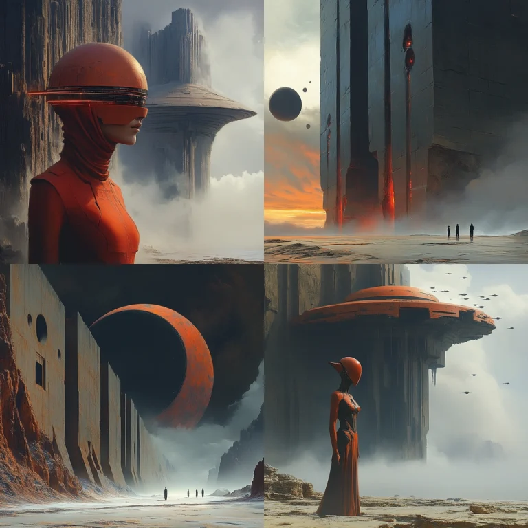 Cinematic Vaporwave Futurism - Midjourney style sref code