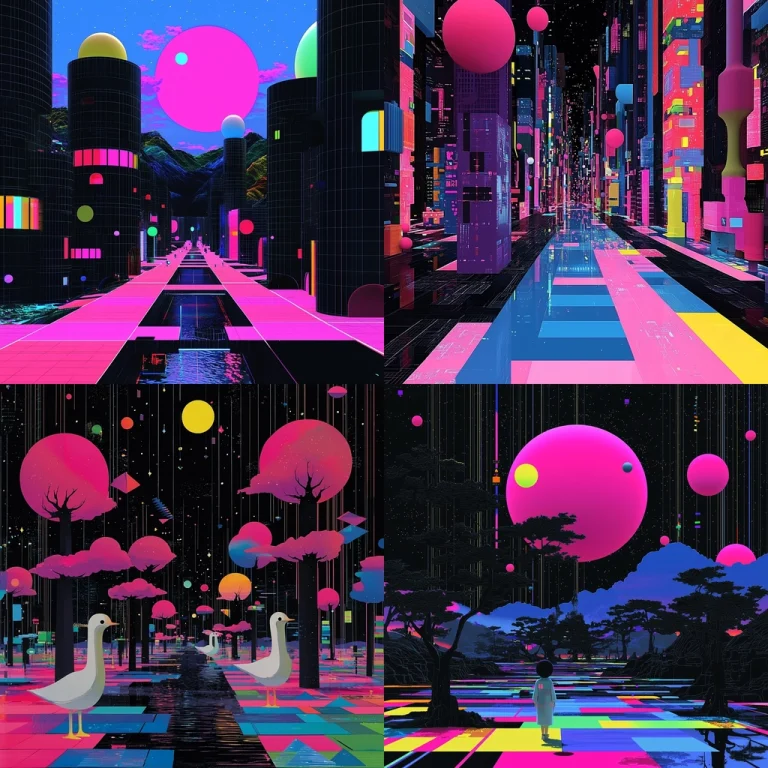 Neon Urban Cyberpunk - Midjourney style sref code