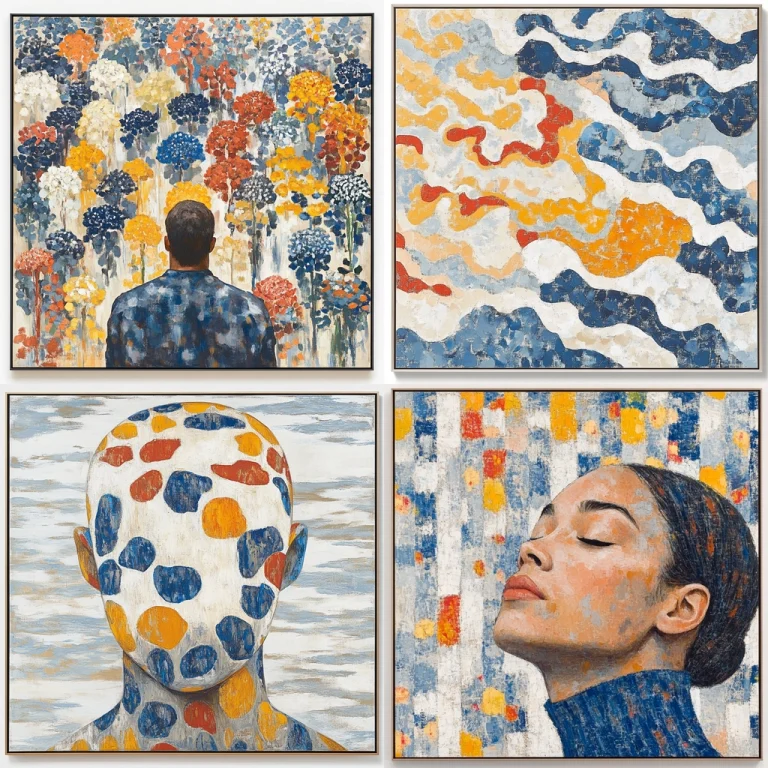 Dynamic Patterned Expressive Contrast - Midjourney style sref code