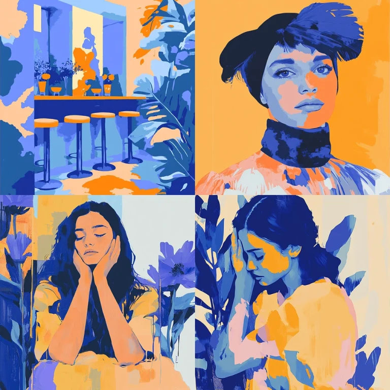 Bold Color Block Impressionism - Midjourney style sref code