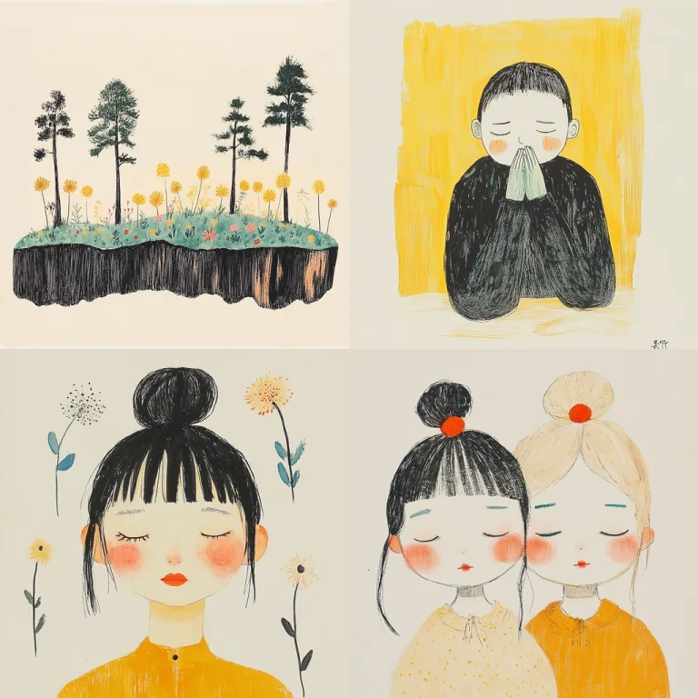 Soft Palette Gouache Sketch - Midjourney style sref code