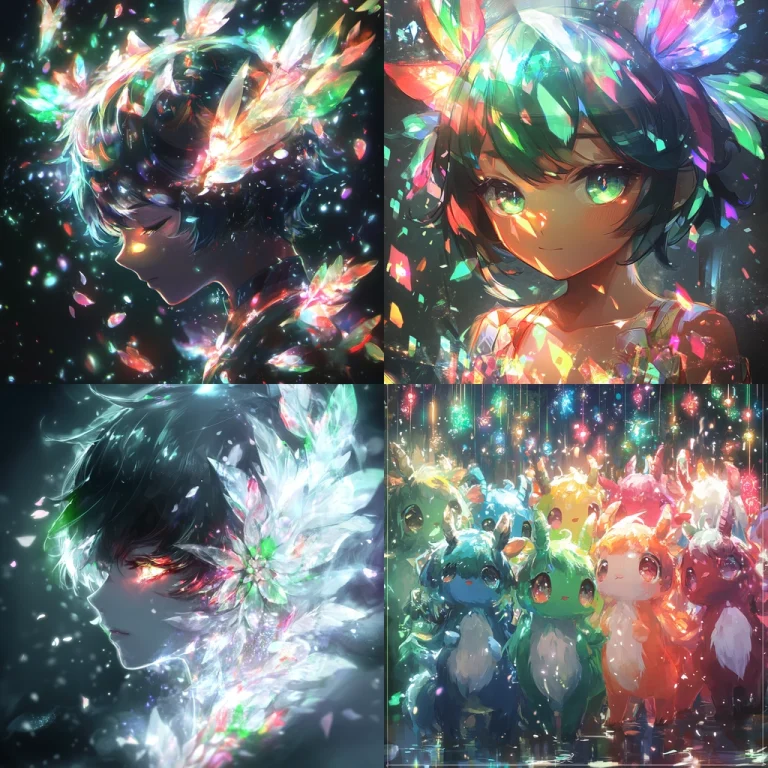 Prismatic Light Reflection Effect - Midjourney style sref code