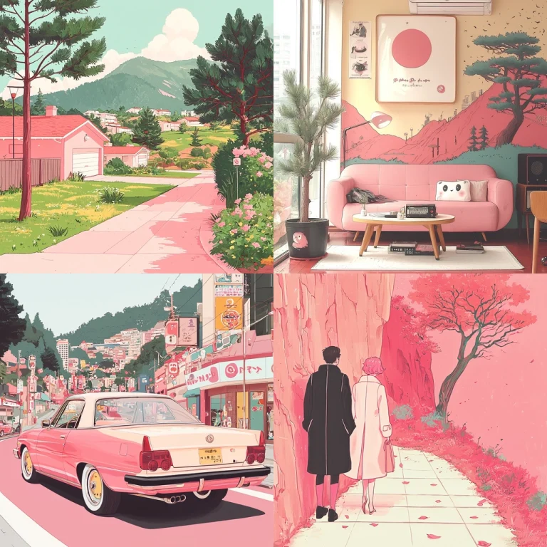 Pastel Tone Illustration - Midjourney style sref code