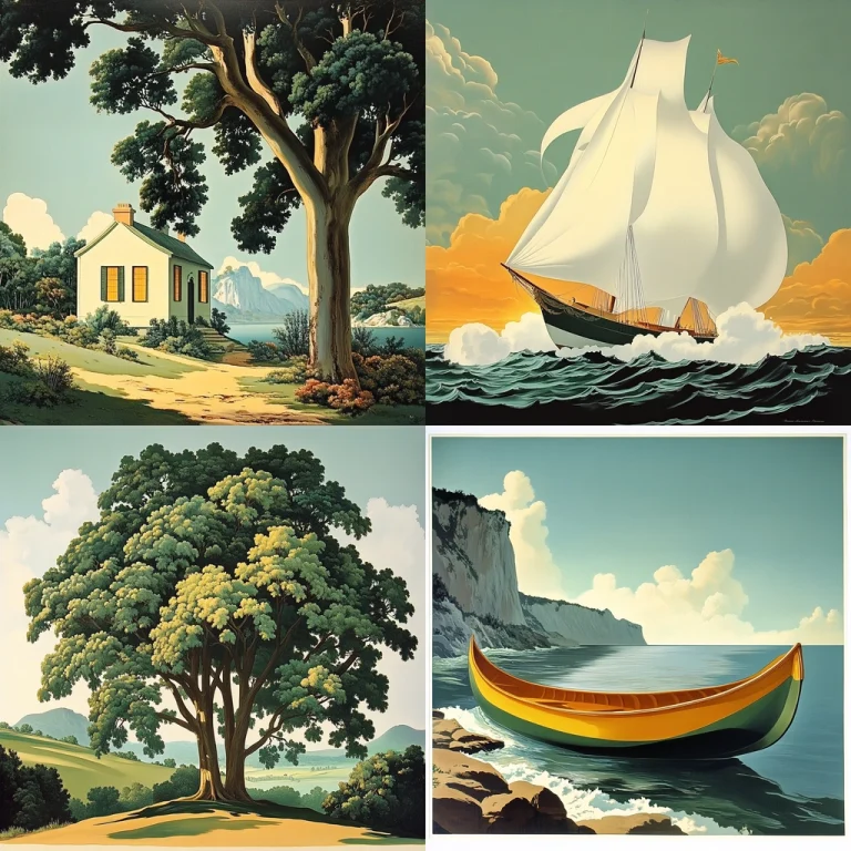 Soft Edged Color Gradient - Midjourney style sref code