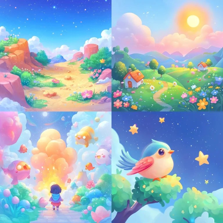 Pastel Lighting Fantasy - Midjourney style sref code