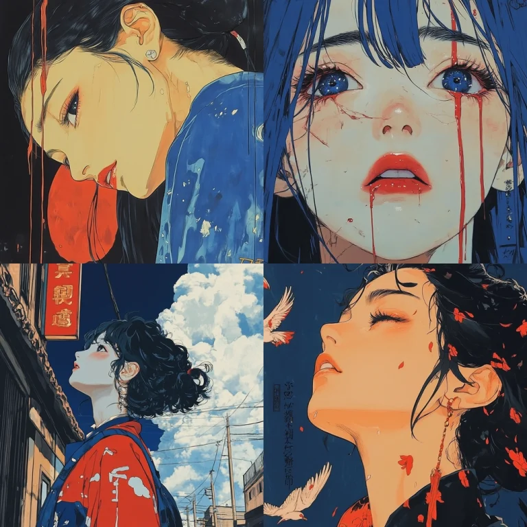 High Contrast Portraiture - Midjourney style sref code