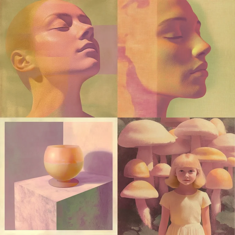 Soft Neon Coloring and Gentle Texture - Midjourney style sref code