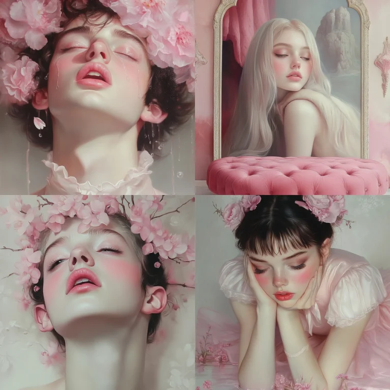 Soft Floral Saturated - Midjourney style sref code