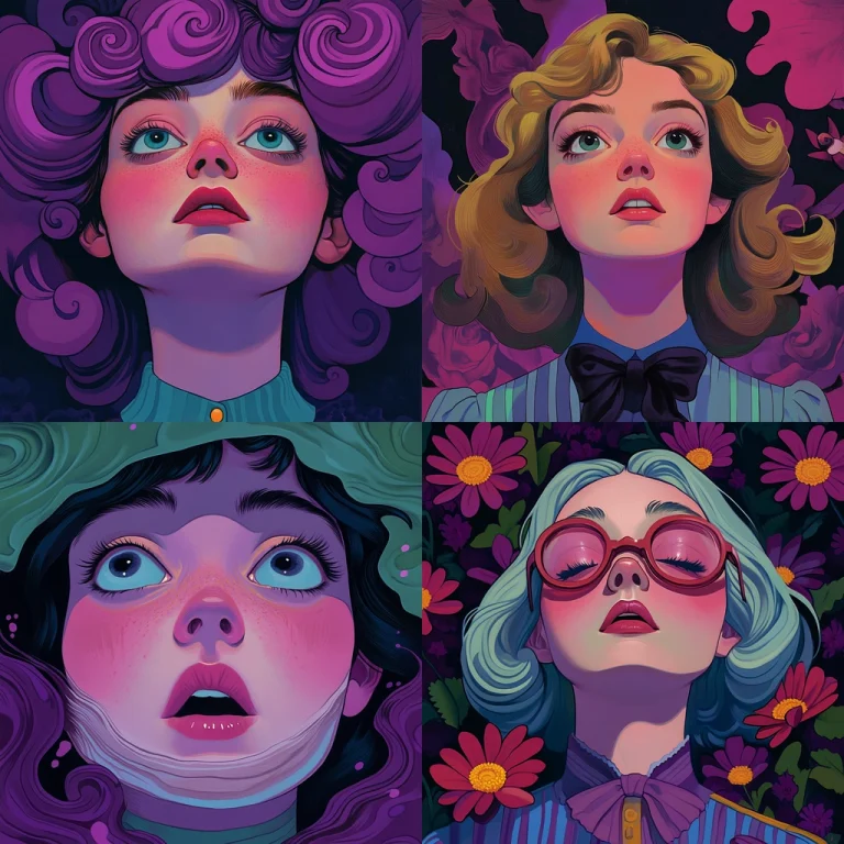 Vibrant Curves and Swirls - Midjourney style sref code