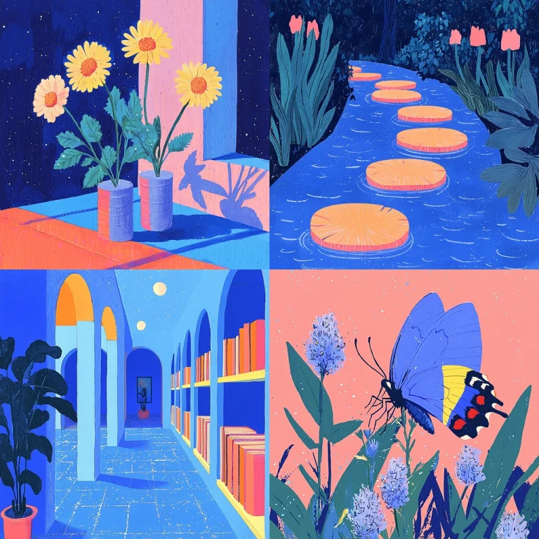 Vibrant Textured Impressions - Midjourney style sref code