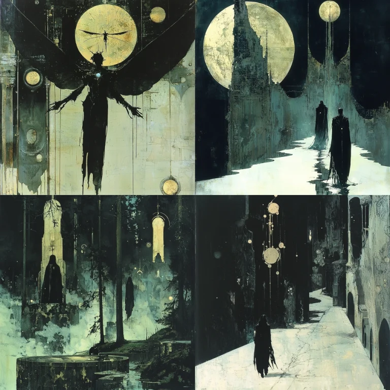 Dark Shadowy Contrast - Midjourney style sref code