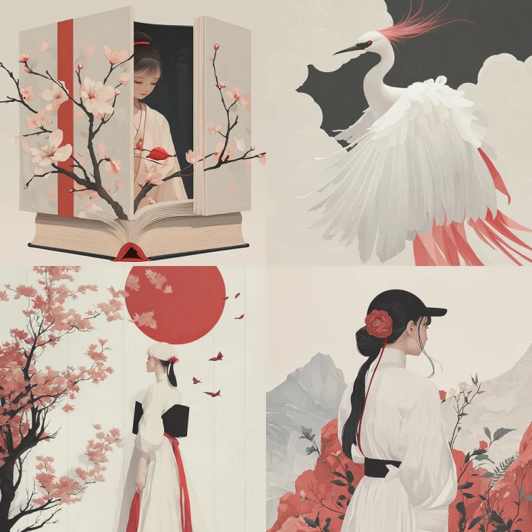 Oriental Minimalist Brushwork - Midjourney style sref code