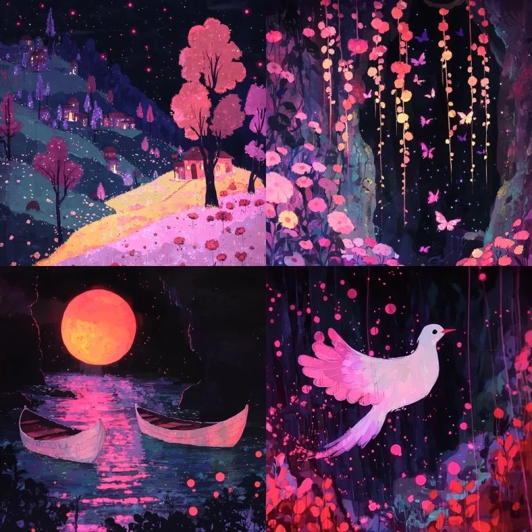 Violet Night Glow - Midjourney style sref code