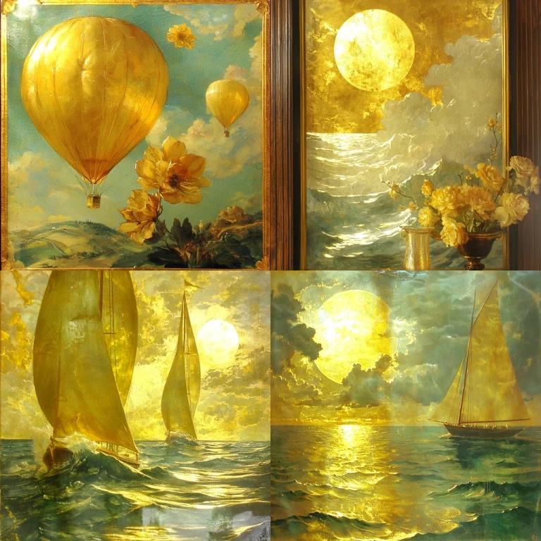 Golden Light Vibrance - Midjourney style sref code