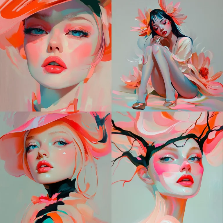 Vivid Fluid Abstraction - Midjourney style sref code