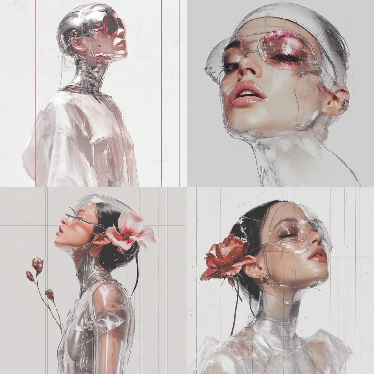 Translucent Texture Overlay - Midjourney style sref code