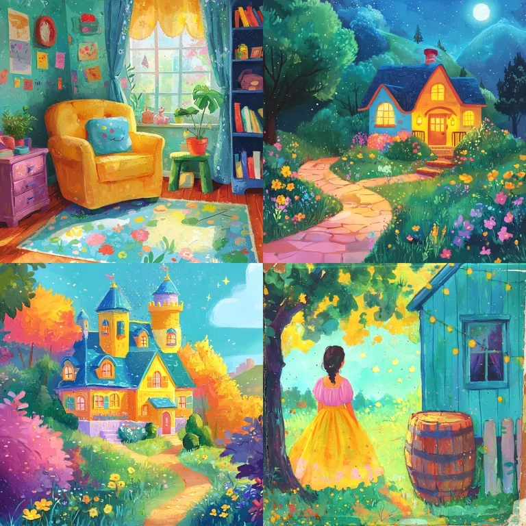 Vibrant Warm Dreamscape - Midjourney style sref code