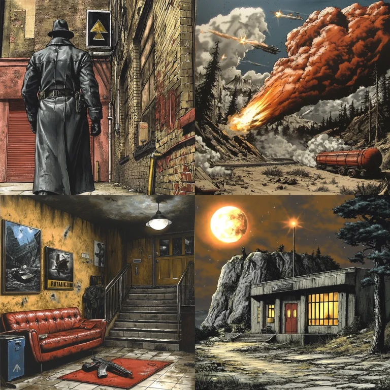 Rustic Realism with Dramatic Lighting - Midjourney style sref code