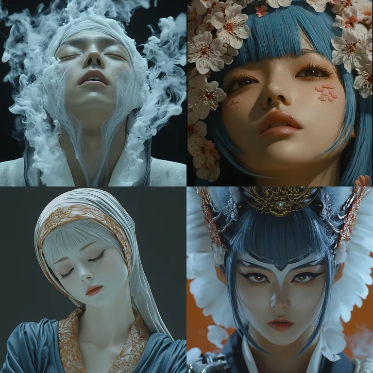 Symbolic Light and Texture Fusion - Midjourney style sref code