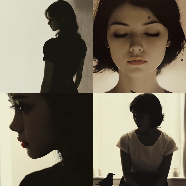 Sepia Silhouette Contrast - Midjourney style sref code