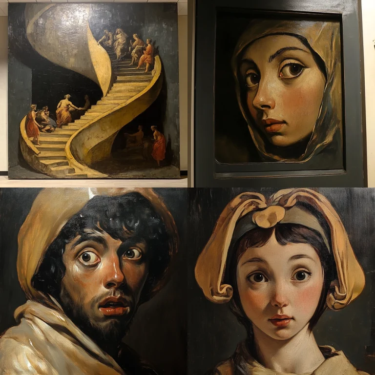 Dark Tones with Classic Textures - Midjourney style sref code