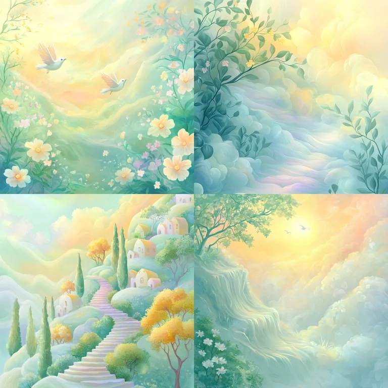 Pastel Dreamscape Light - Midjourney style sref code