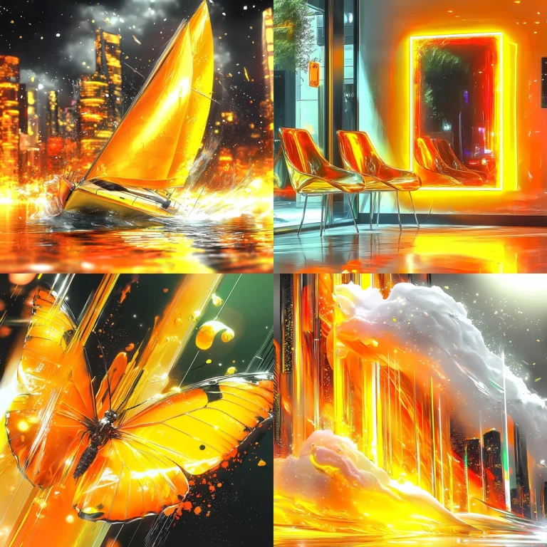 Fluorescent Heat Effect - Midjourney style sref code