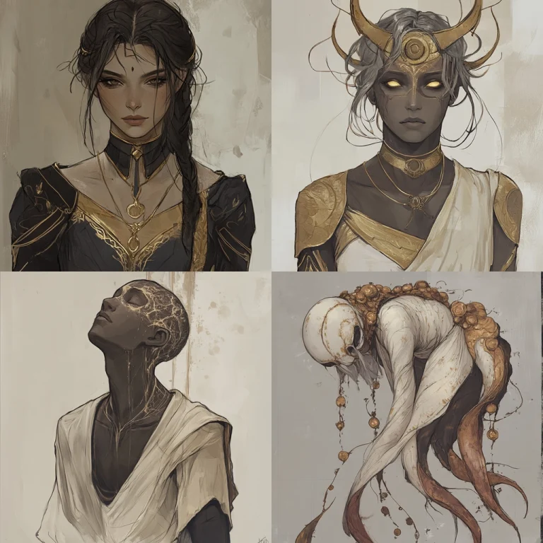 Gold Accents with Bold Contrast - Midjourney style sref code