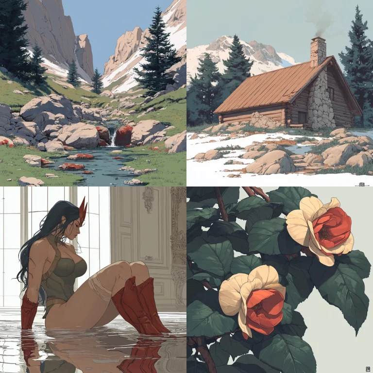 Muted Palette with Delicate Details - Midjourney style sref code