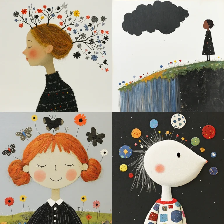 Textured Fantasy Folk Portraits - Midjourney style sref code